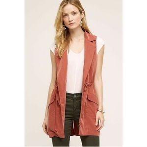 EUC Anthropologie Elevenses Long Vest Jacket